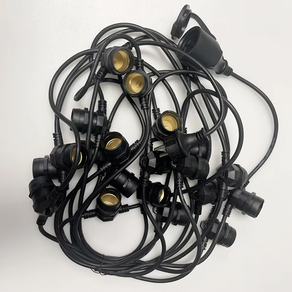 Outdoor Lighting Cable - Kabel LED 10M Kelas Komersial Tahan