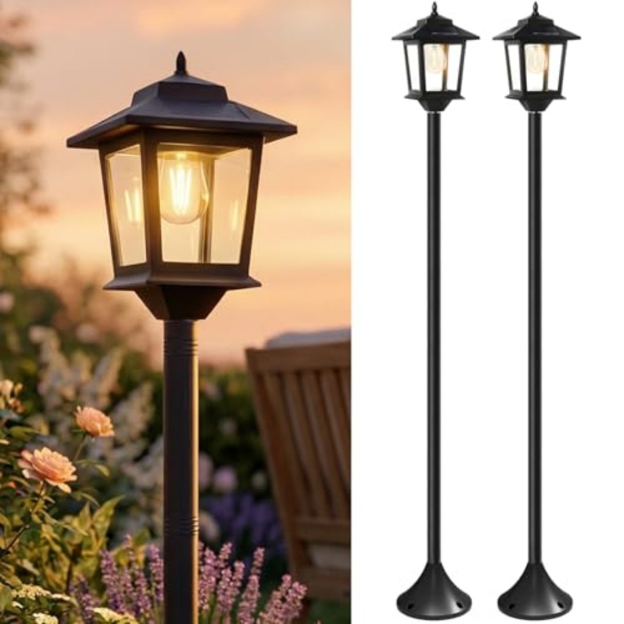 Outdoor Lighting Pole - Lampu Tiang Tenaga Surya Luar Ruangan,