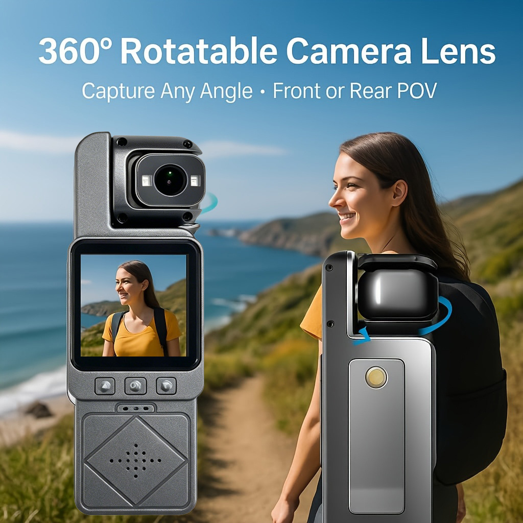 Outdoor Lighting Video - Kamera Aksi Genggam DV02 4K HD180