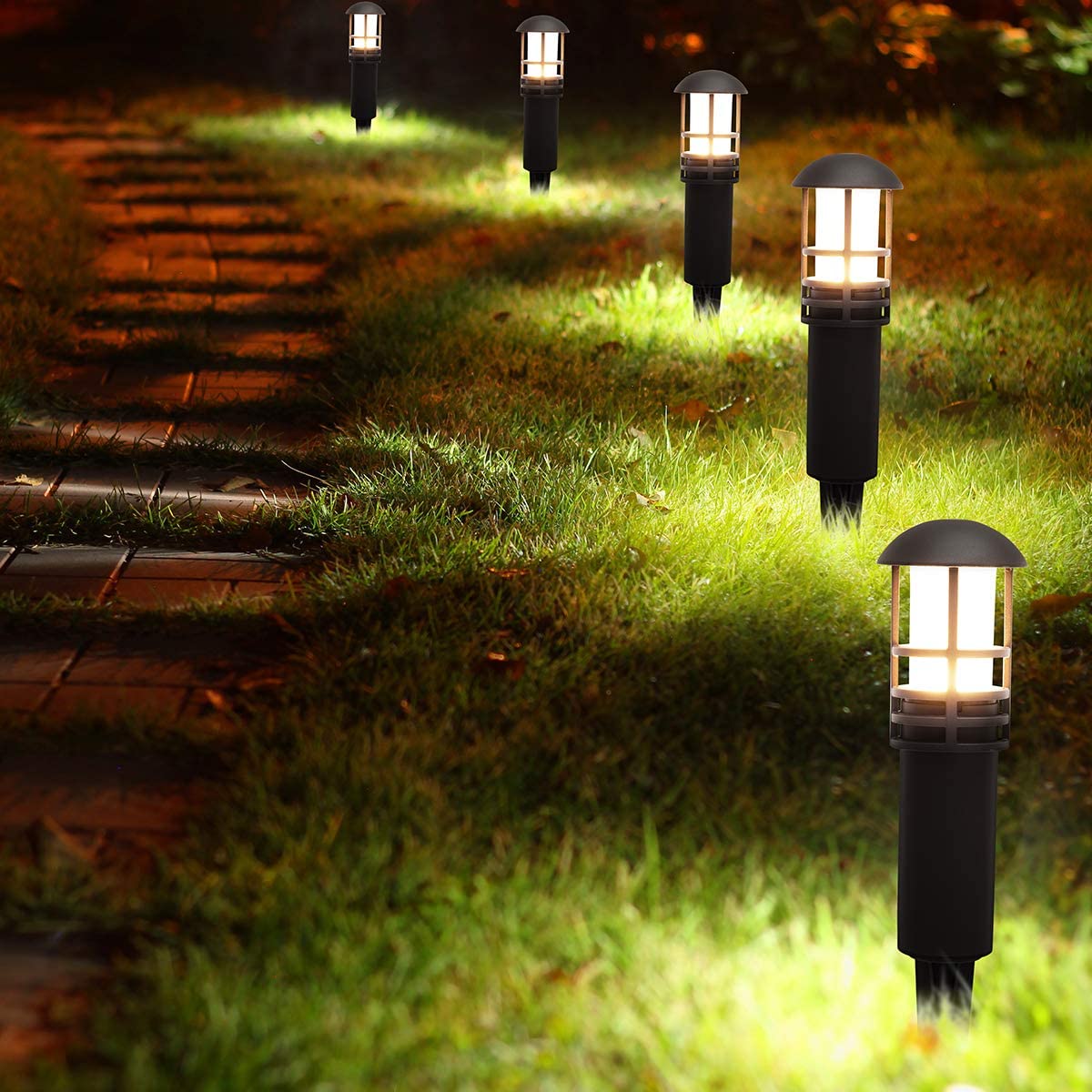 Outdoor Lighting Install - 8 Buah Lampu Rumput Taman Luar