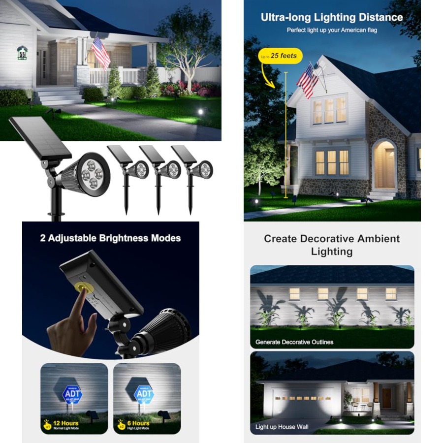 Outdoor Lighting Landscape - Lampu Sorot Tenaga Surya Tahan Air