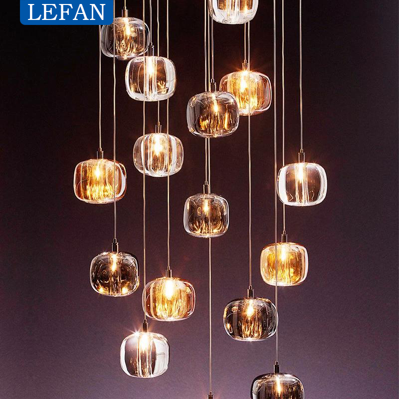 Outdoor Lighting Pendant - Lampu gantung kristal Modern, lampu gantung