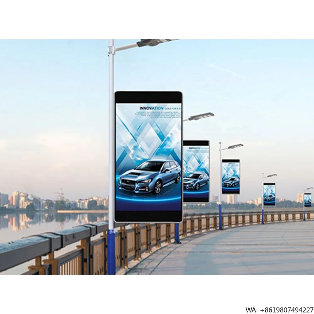 Outdoor Lighting Pole - Tiang Lampu Jalan Ringan dengan Papan