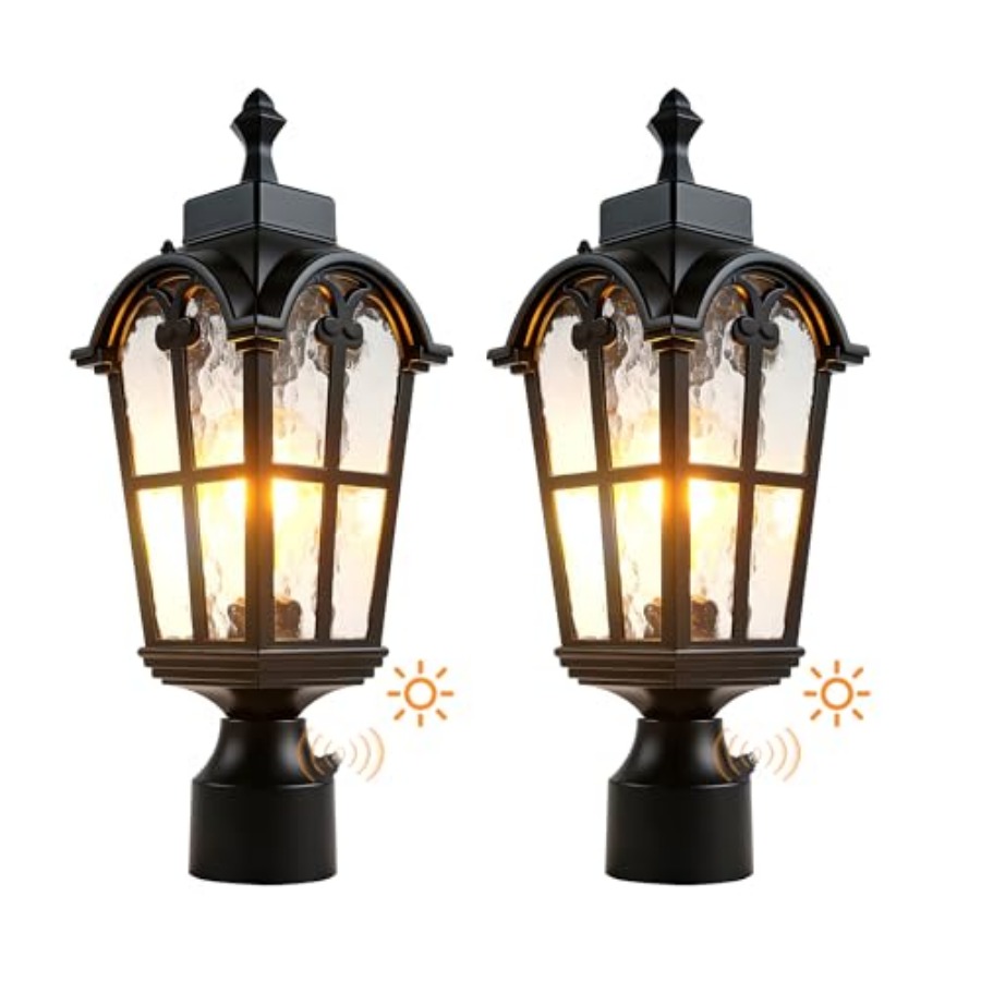 Lighting Fixture Outdoor - Lampu Tiang Luar Ruangan Sensor, Lampu