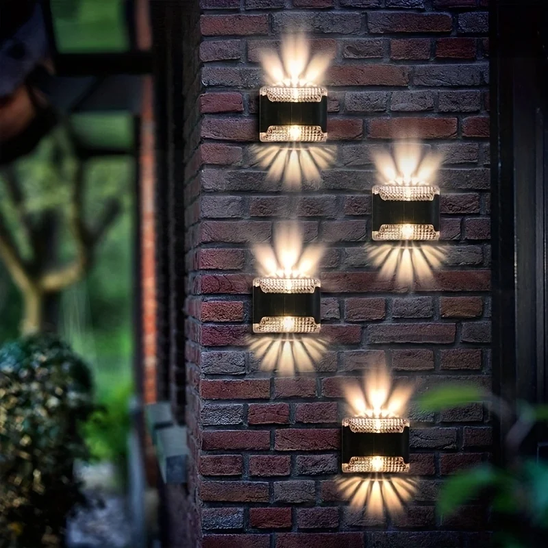 Outdoor Lighting Jellyfish - 4pc Lampu Dinding Tenaga Surya: Lampu