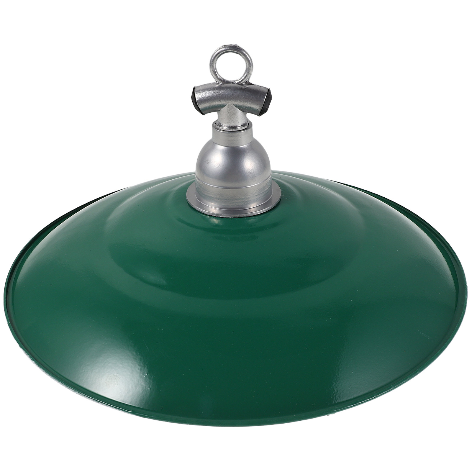 Outdoor Lighting Pendant - Kap Lampu Enamel Rustic 30Cm, Penutup