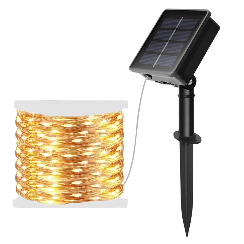 Halo Outdoor Lighting - Lampu setrip kawat tembaga LED 100,