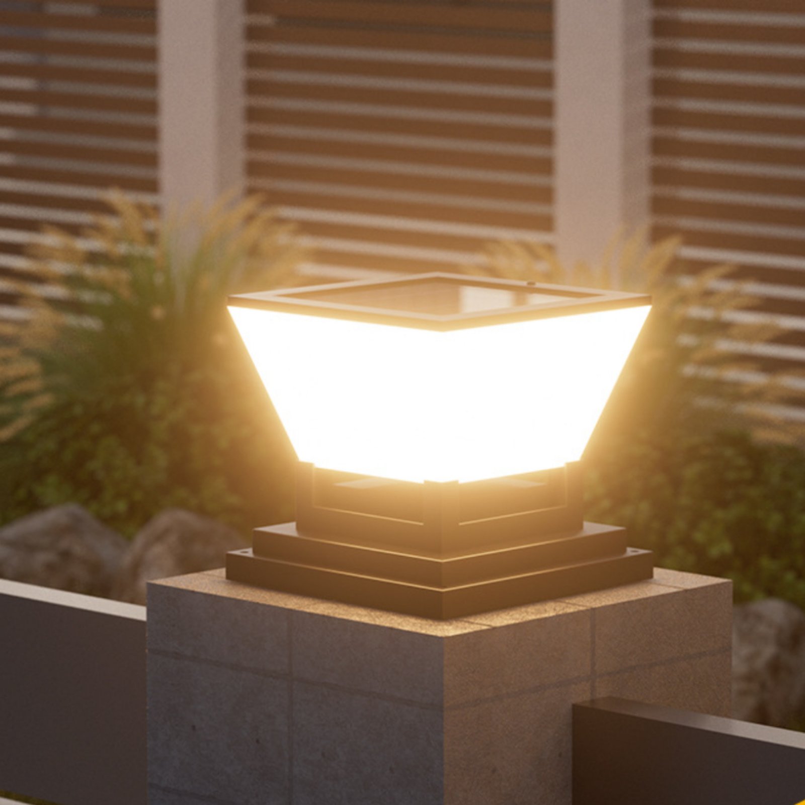 Outdoor Lighting Install - Lampu Tiang Tenaga Surya Tahan Air,