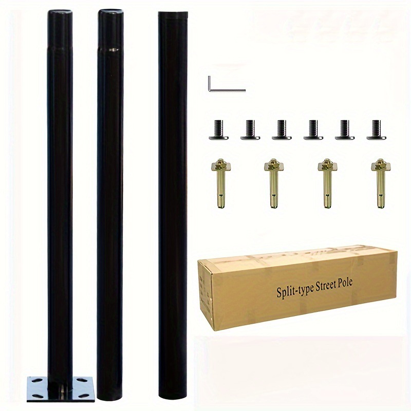 Outdoor Lighting Pole - Tiang Lampu Jalan Tenaga Surya 3m,