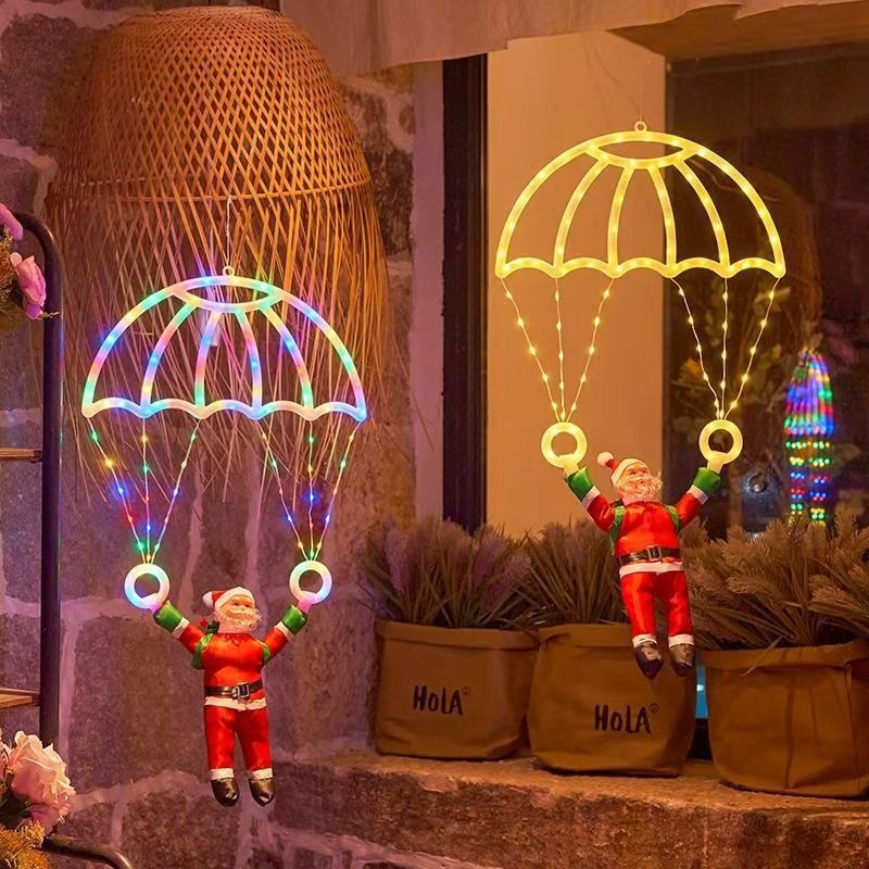 Lampu String LED Santa Parachu - Outdoor Lighting Pendant ulasan dan harga