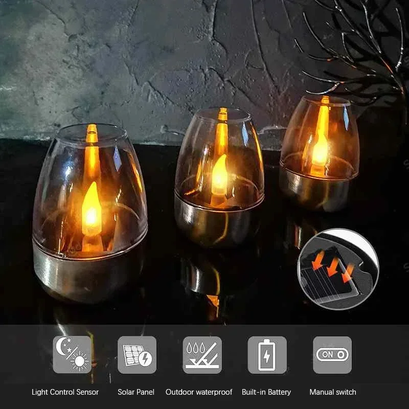 Lampu lilin tenaga surya LED,  - Halo Outdoor Lighting ulasan dan harga