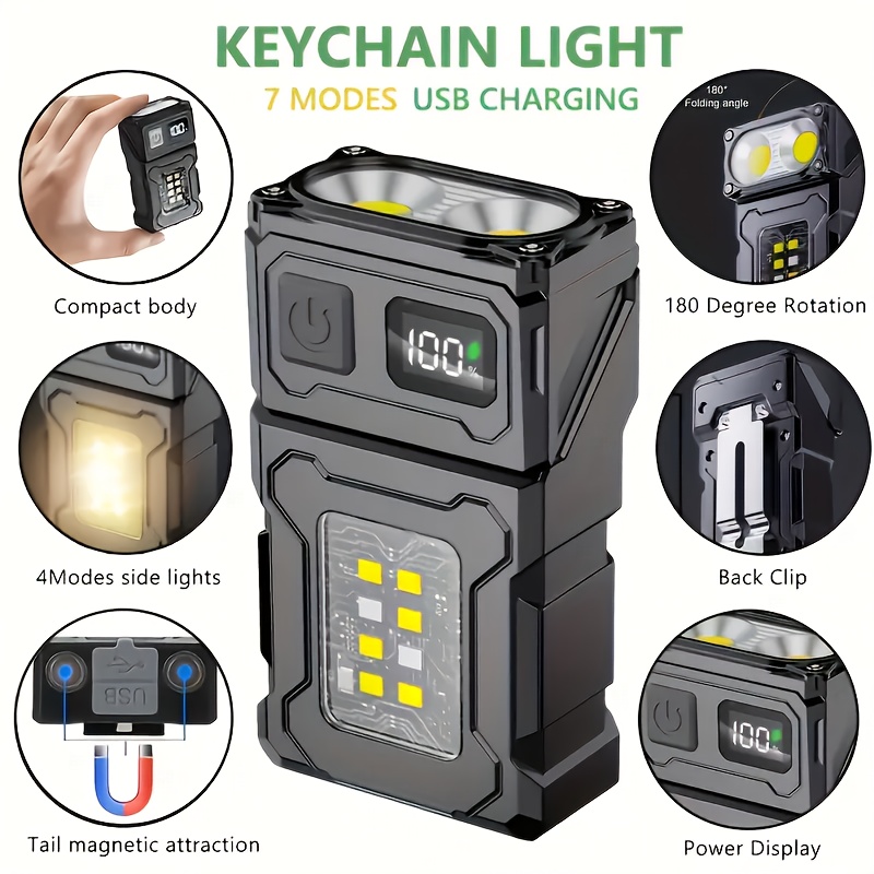 Senter LED Mini Isi Ulang Port - Lighting Fixture Outdoor ulasan dan harga