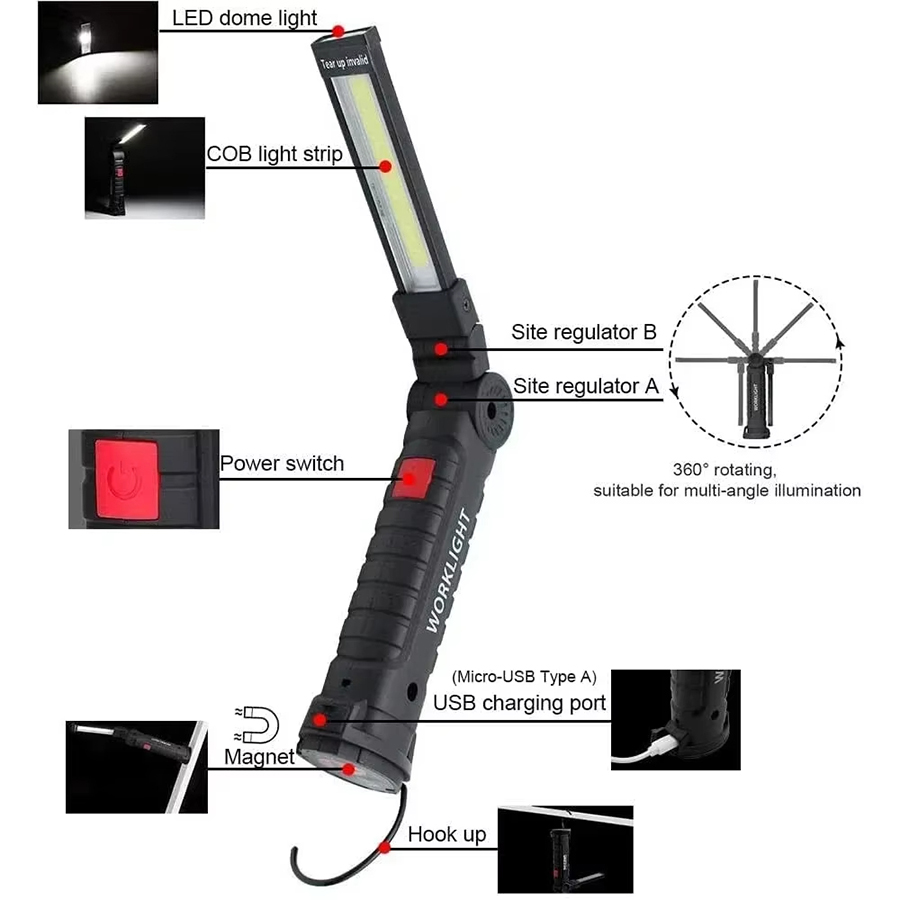Senter LED Portabel dengan Kai - Lighting Fixture Outdoor ulasan dan harga