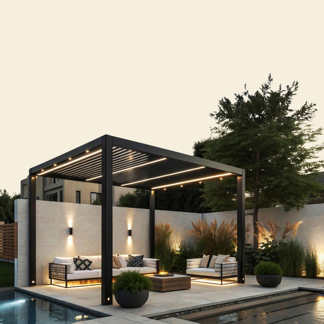 Paviliun Aluminium Alloy Berla - Outdoor Lighting Install ulasan dan harga