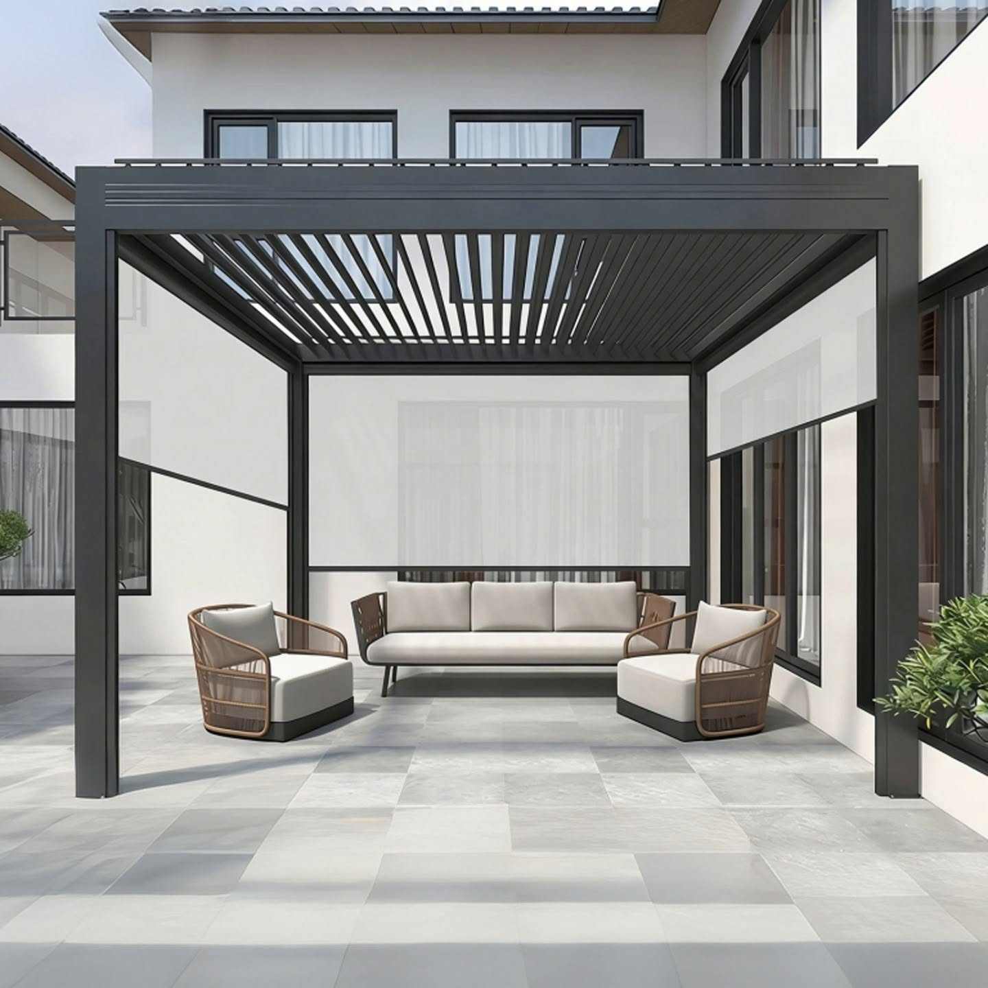 Paviliun Aluminium Alloy Berla - Outdoor Lighting Install ulasan dan harga