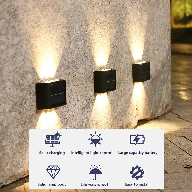 Lampu Dinding Tenaga Surya COB - Outdoor Lighting Landscape ulasan dan harga