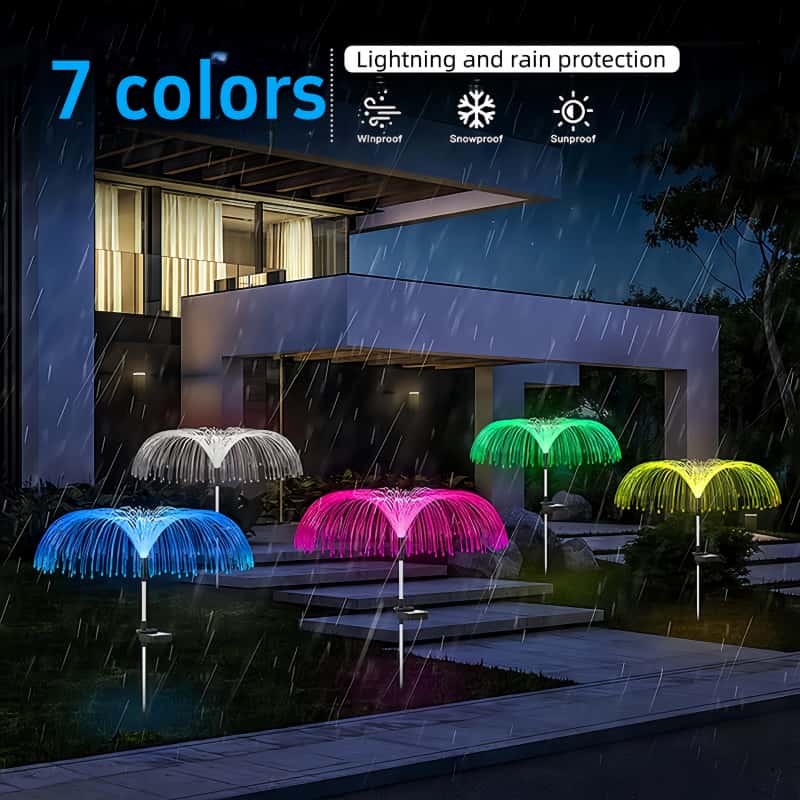 5 Buah Lampu LED Ubur-ubur Ten - Outdoor Lighting Jellyfish ulasan dan harga