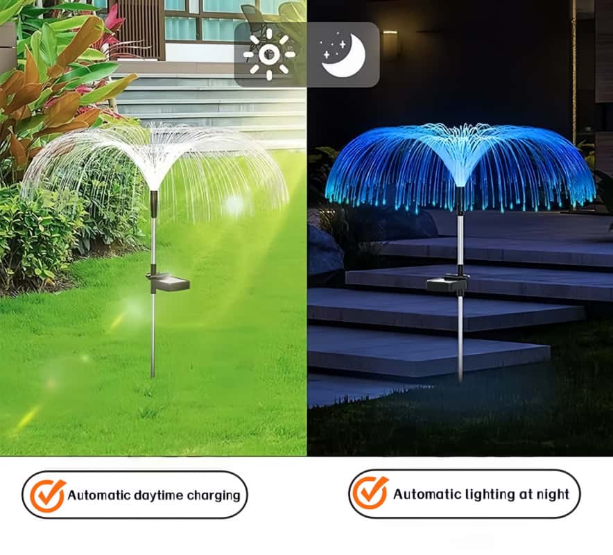 5 Buah Lampu LED Ubur-ubur Ten - Outdoor Lighting Jellyfish ulasan dan harga