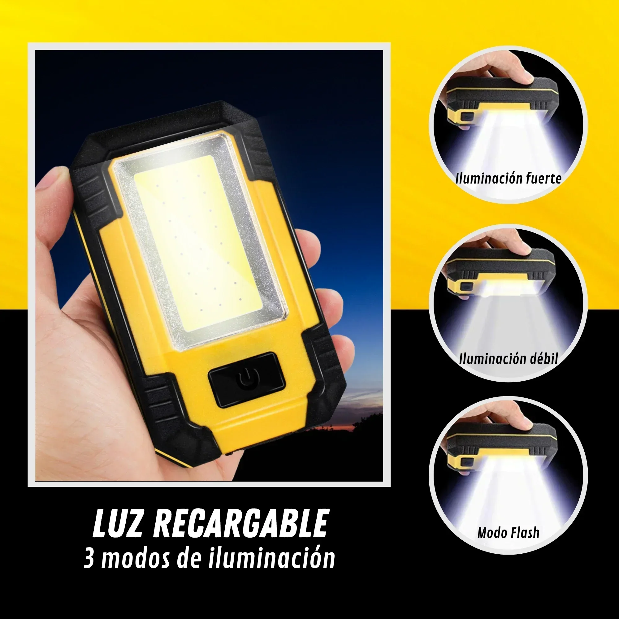 Lampu Kerja Isi Ulang 4000mAh  - Outdoor Lighting Landscape ulasan dan harga