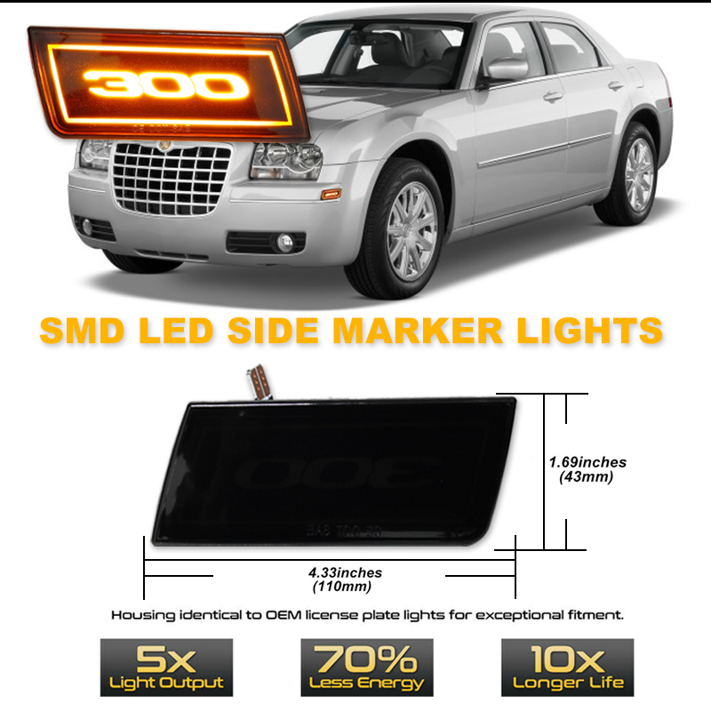 2 Buah Lampu Penanda Sisi LED  - Outdoor Lighting Yellow ulasan dan harga