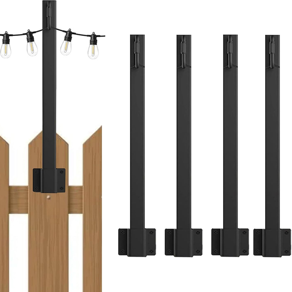 4 Buah Tiang Lampu Tali Logam  - Outdoor Lighting Pole ulasan dan harga