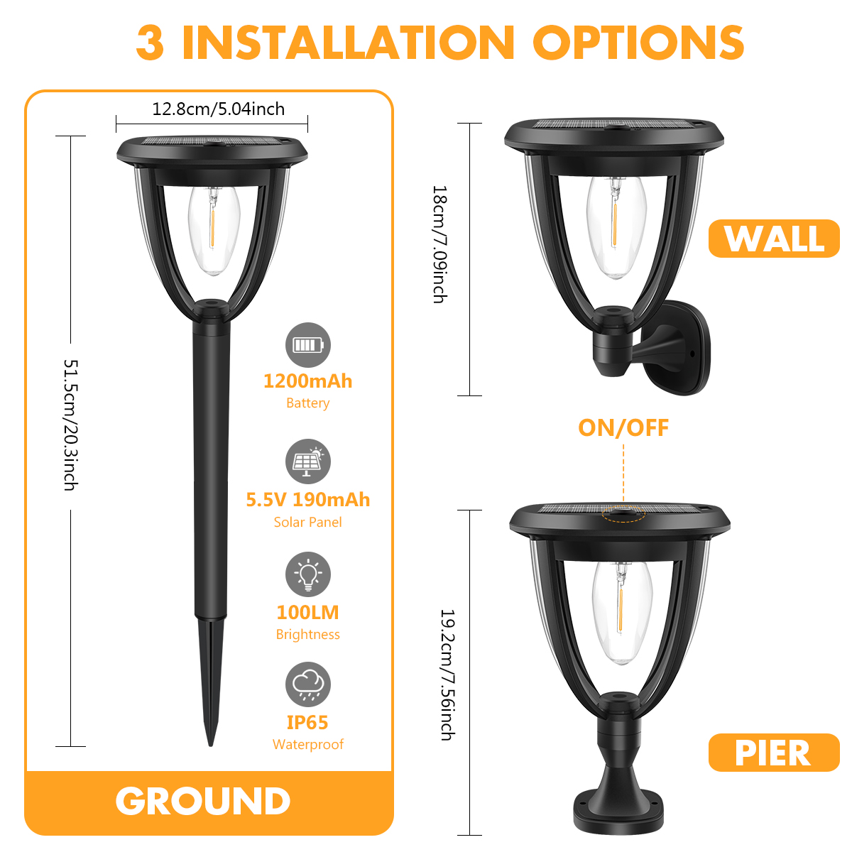 Lampu Tenaga Surya Lampu Luar  - Outdoor Lighting Install ulasan dan harga