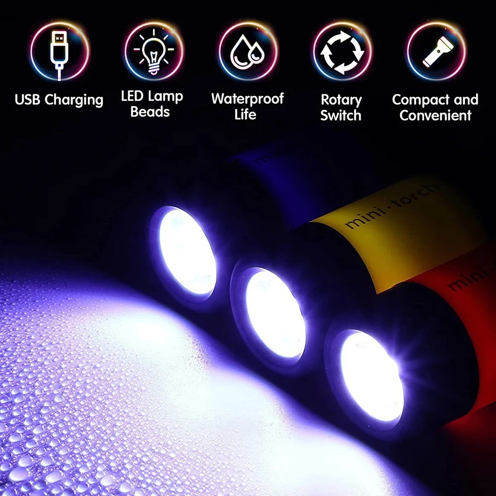 Senter Mini Camping Isi Ulang  - Lighting Fixture Outdoor ulasan dan harga