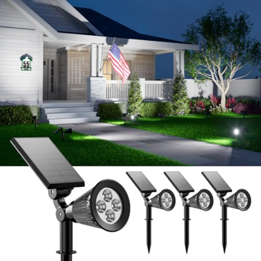 Lampu Sorot Tenaga Surya Tahan - Outdoor Lighting Landscape ulasan dan harga