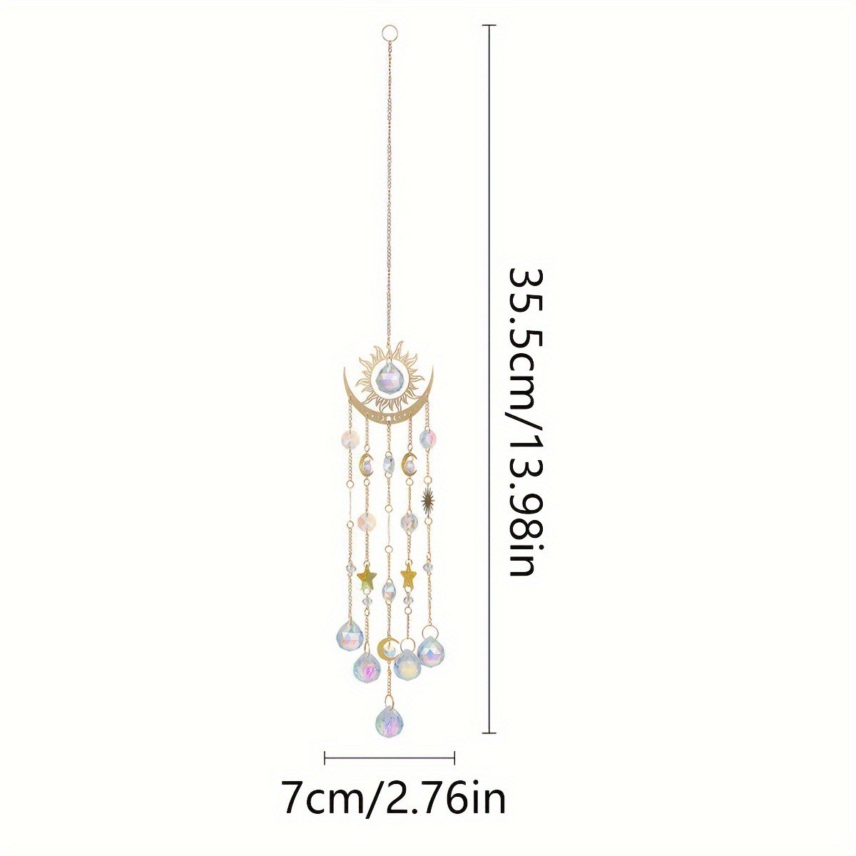 Liontin Kristal Bulan Api Emas - Outdoor Lighting Pendant ulasan dan harga