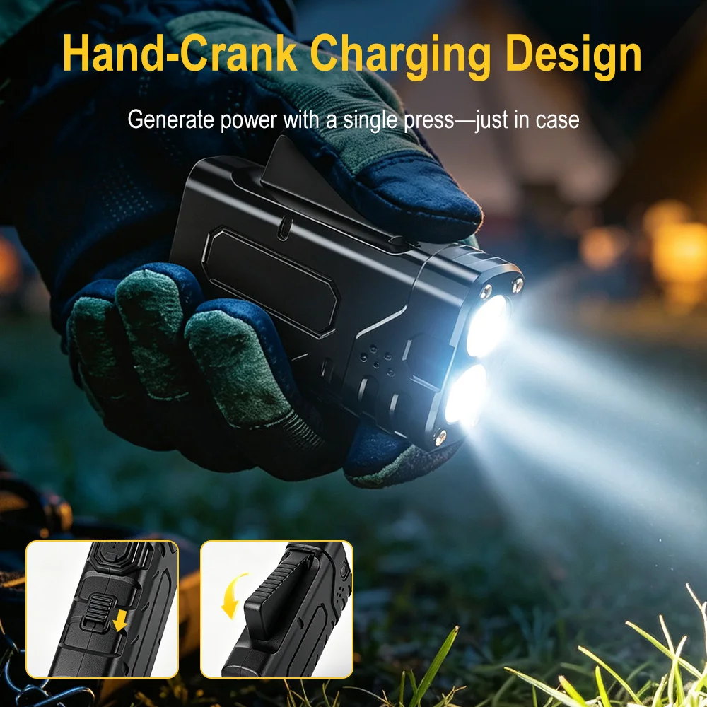 BORUIiT Senter LED EDC dengan  - Outdoor Lighting Setup ulasan dan harga