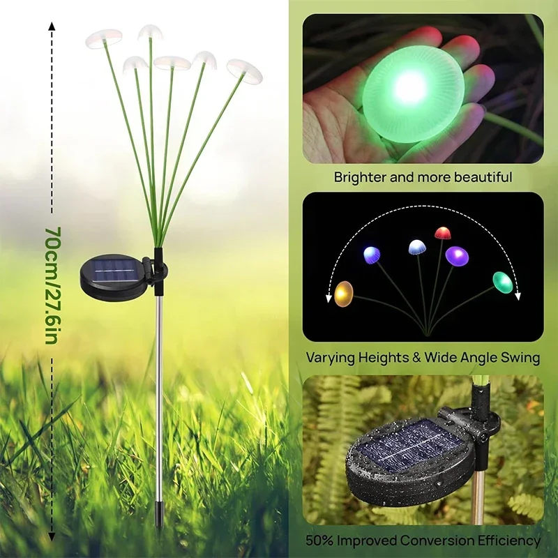 Lampu LED Solar Jellyfish Sway - Outdoor Lighting Jellyfish ulasan dan harga