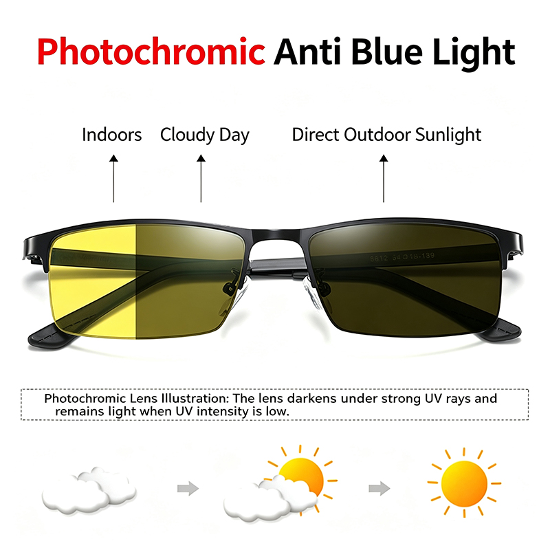 Kacamata Photochromic Pengliha - Outdoor Lighting Yellow ulasan dan harga