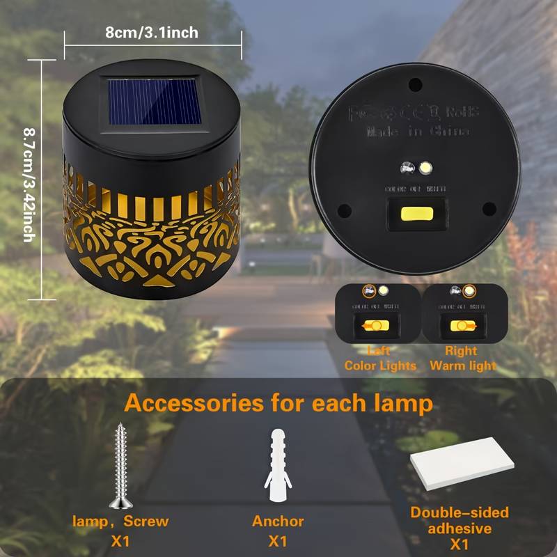 2-Pack Lampu Taman Tenaga Sury - Outdoor Lighting Yellow ulasan dan harga