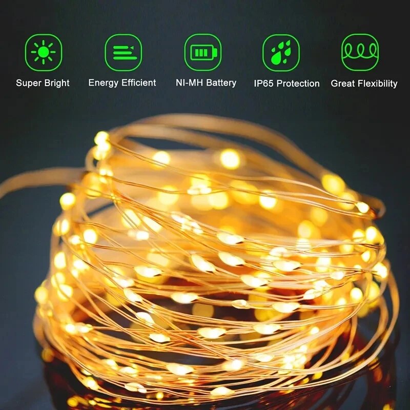 Lampu setrip kawat tembaga LED - Halo Outdoor Lighting ulasan dan harga