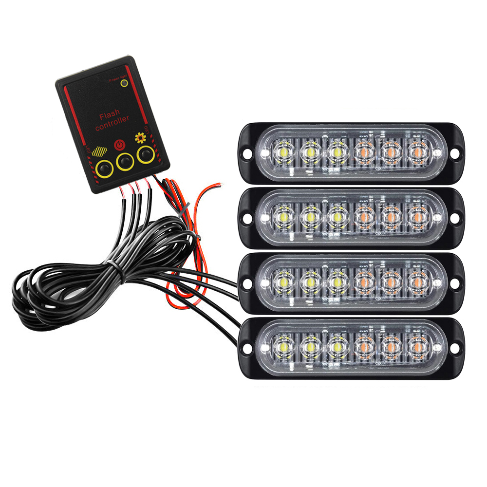 Lampu Grille Depan Mobil 12V 2 - Outdoor Lighting Yellow ulasan dan harga