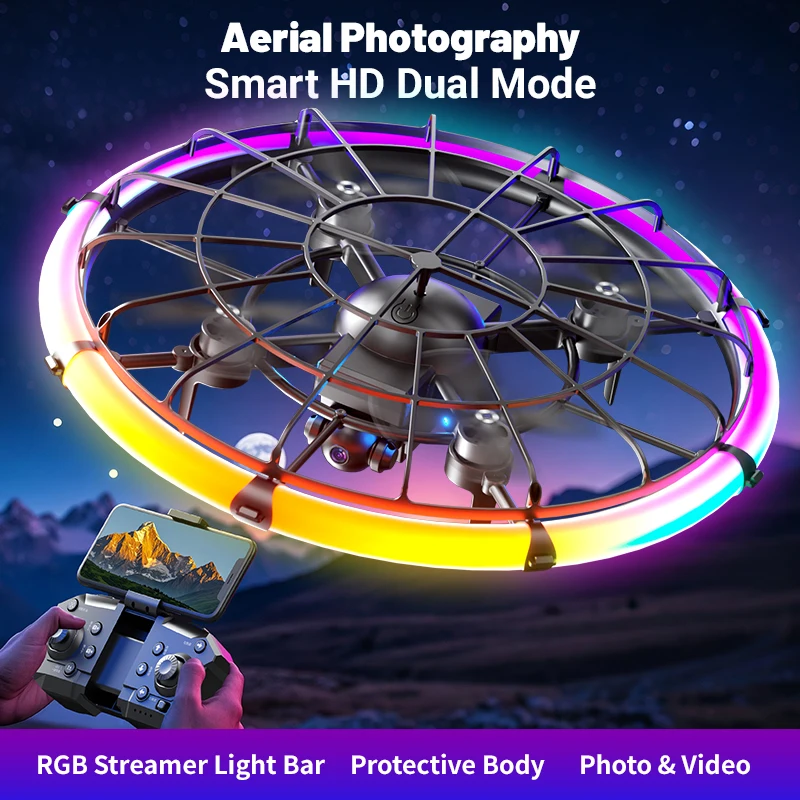 JJRC H145 UFO RC Drone dengan  - Outdoor Lighting Cable ulasan dan harga