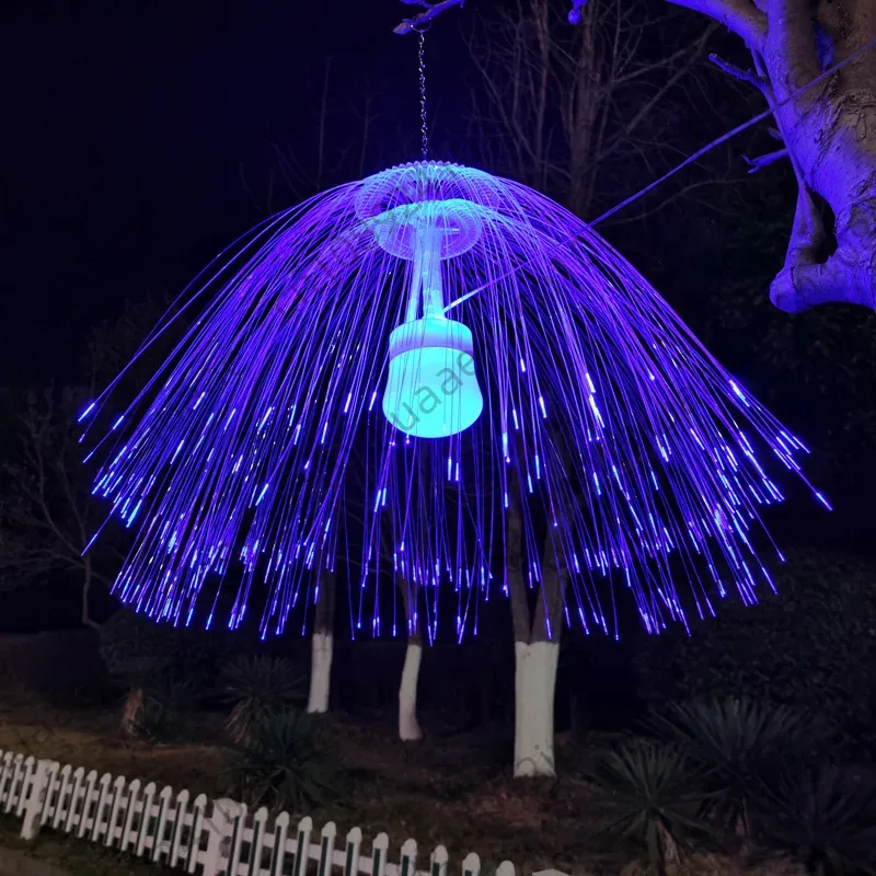Lampu Ubur-ubur Serat Optik Du - Outdoor Lighting Jellyfish ulasan dan harga