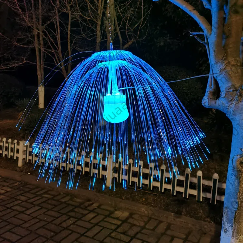 Lampu Ubur-ubur Serat Optik Du - Outdoor Lighting Jellyfish ulasan dan harga