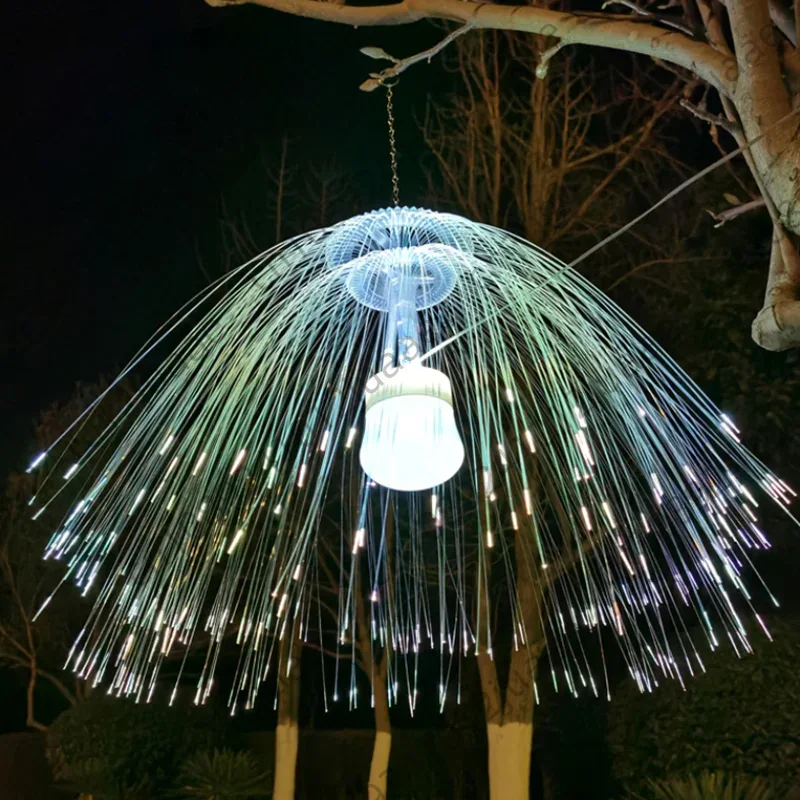 Lampu Ubur-ubur Serat Optik Du - Outdoor Lighting Jellyfish ulasan dan harga