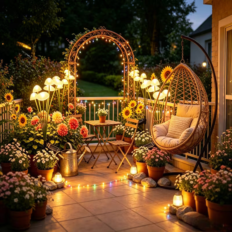 Lampu LED Tenaga Surya Bentuk  - Outdoor Lighting Jellyfish ulasan dan harga