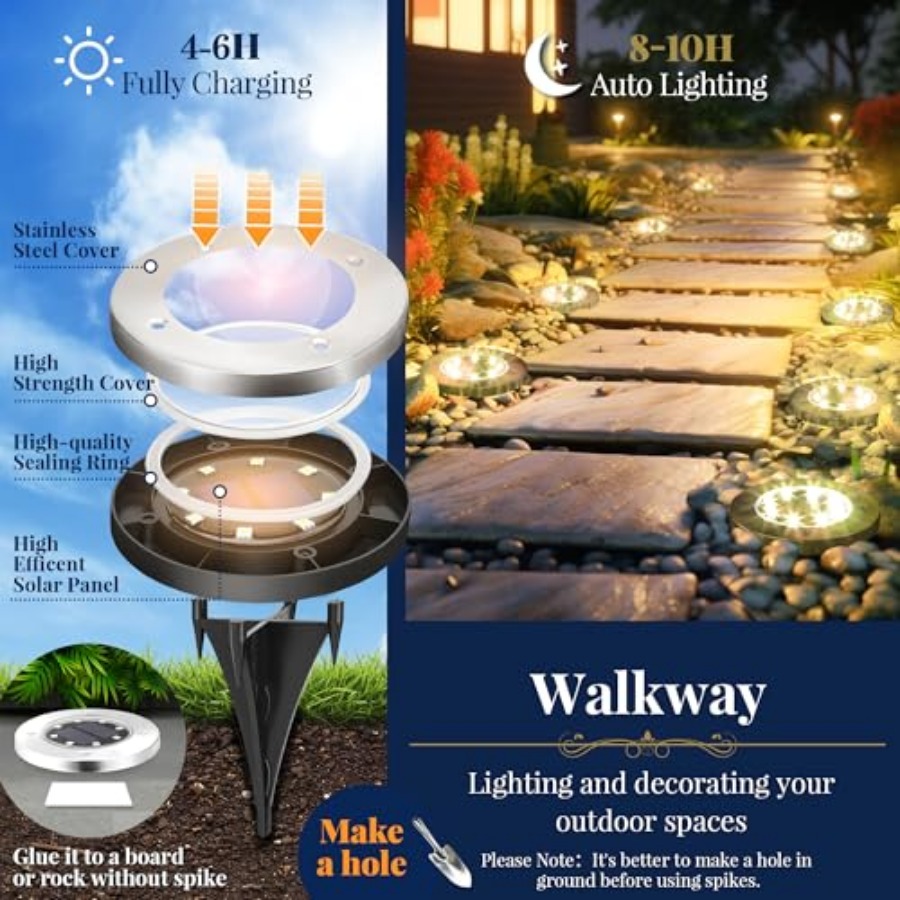 Lampu Taman Tenaga Surya Lampu - Outdoor Lighting Landscape ulasan dan harga