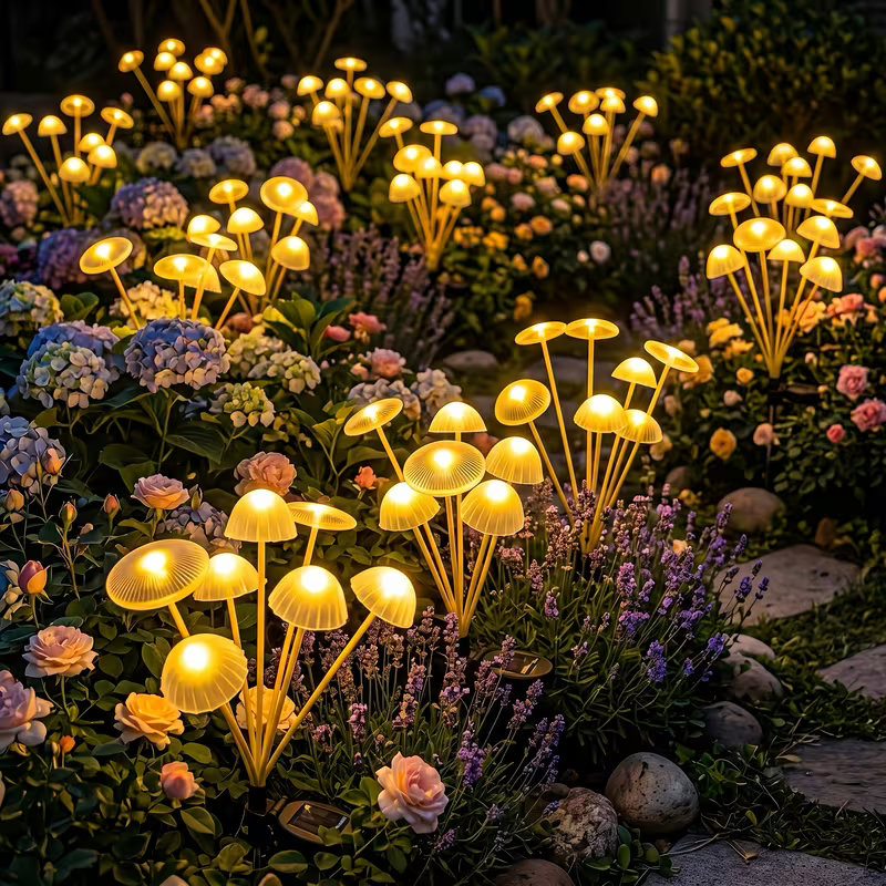 Lampu Ubur-ubur Tenaga Surya L - Outdoor Lighting Jellyfish ulasan dan harga