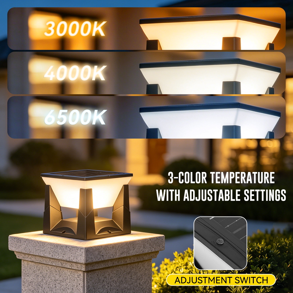 Lampu Pilar Tenaga Surya LED T - Outdoor Lighting Install ulasan dan harga