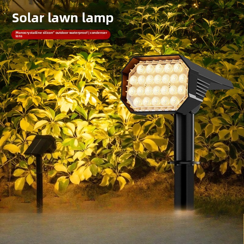 Lampu Proyeksi Tenaga Surya 20 - Outdoor Lighting Ground Fixtures ulasan dan harga
