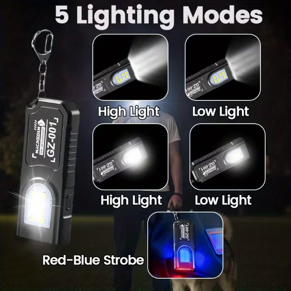 Senter Gantungan Kunci LED COB - Lighting Fixture Outdoor ulasan dan harga