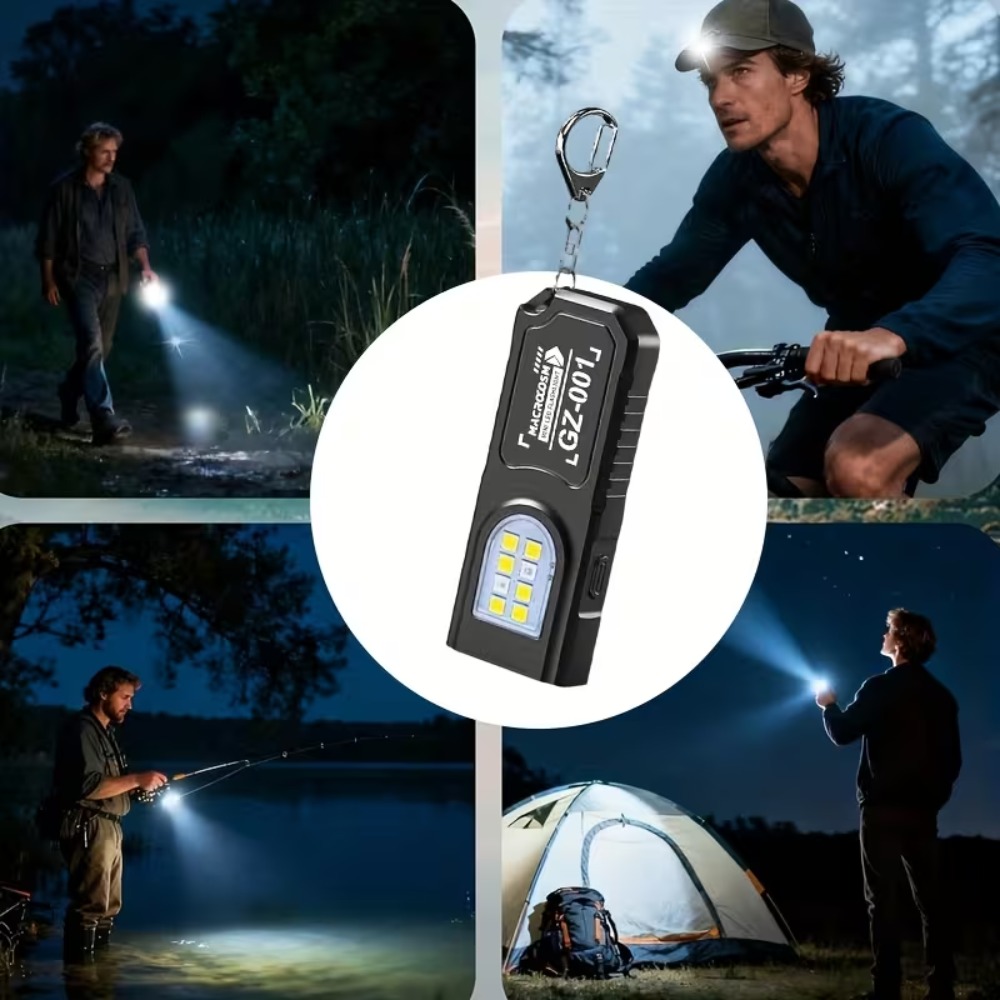 Senter Gantungan Kunci LED COB - Lighting Fixture Outdoor ulasan dan harga